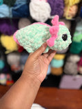 Tiffany and pink axolotl