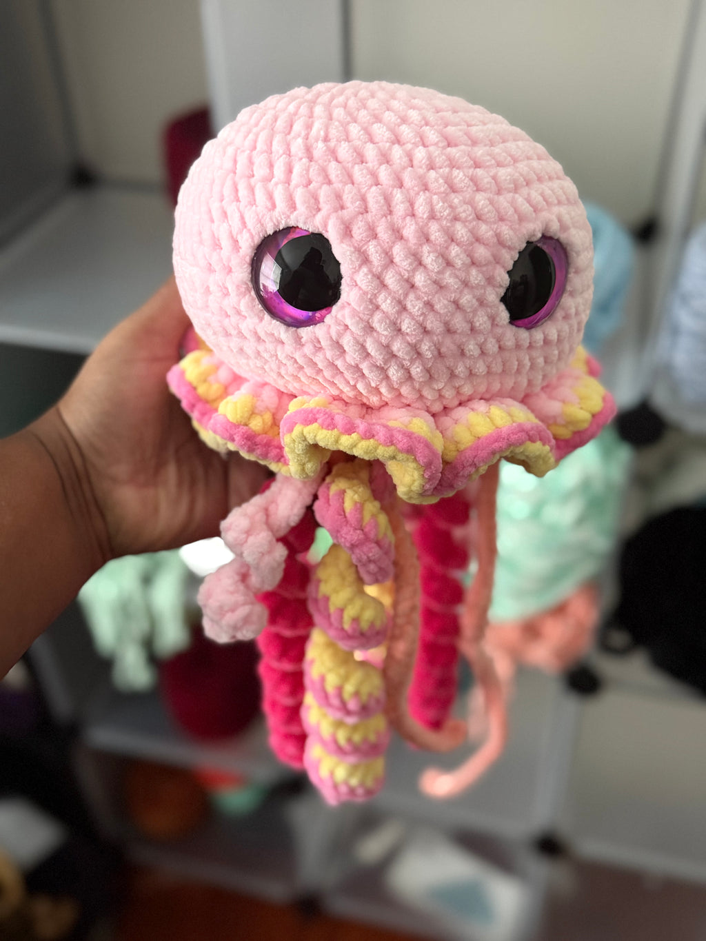 Jumbo pink jellyfish