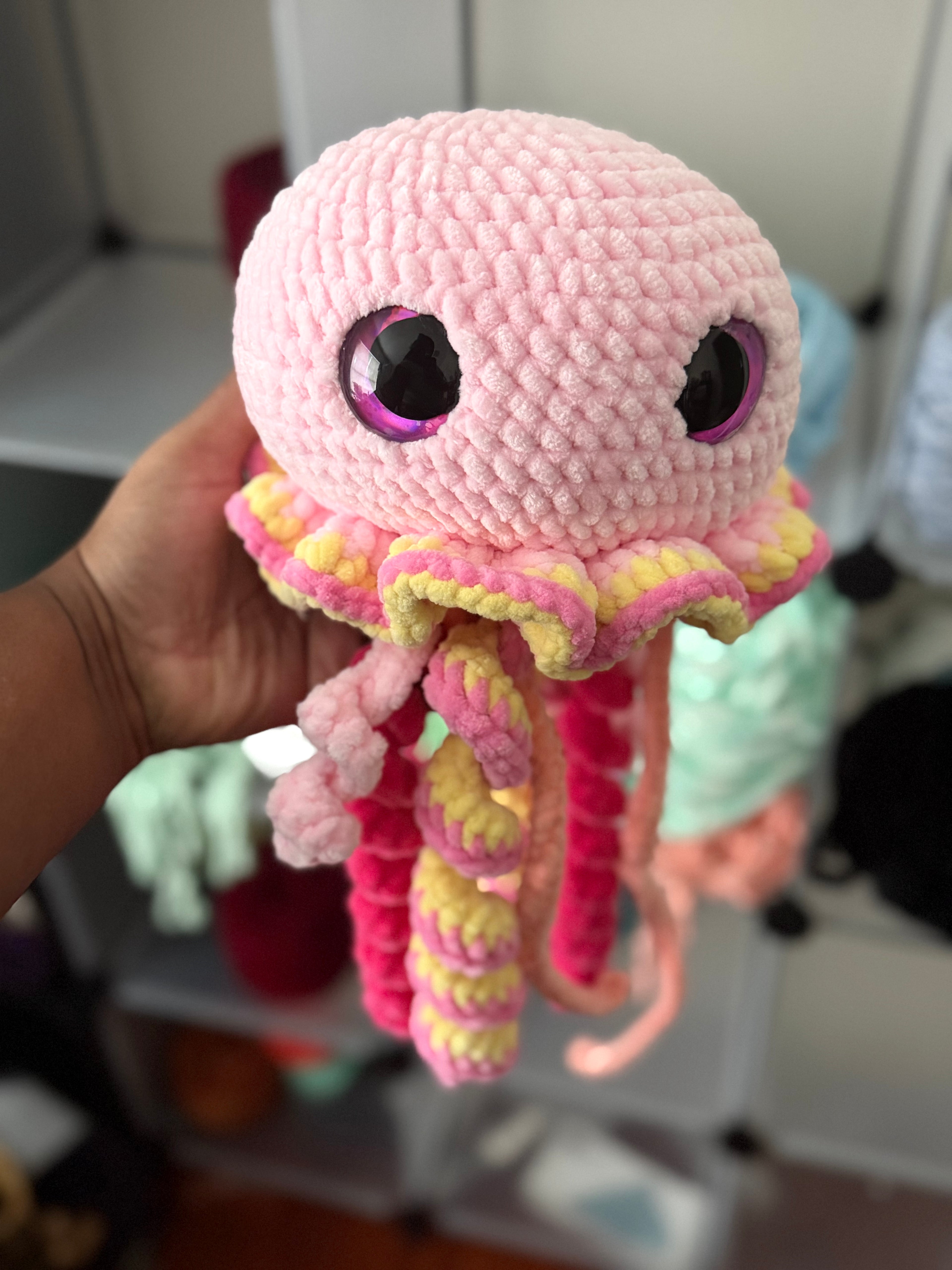 Jumbo pink jellyfish