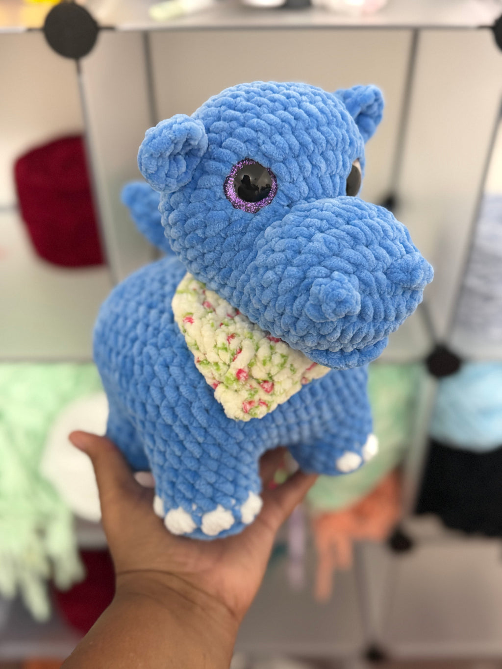 Standing hippo
