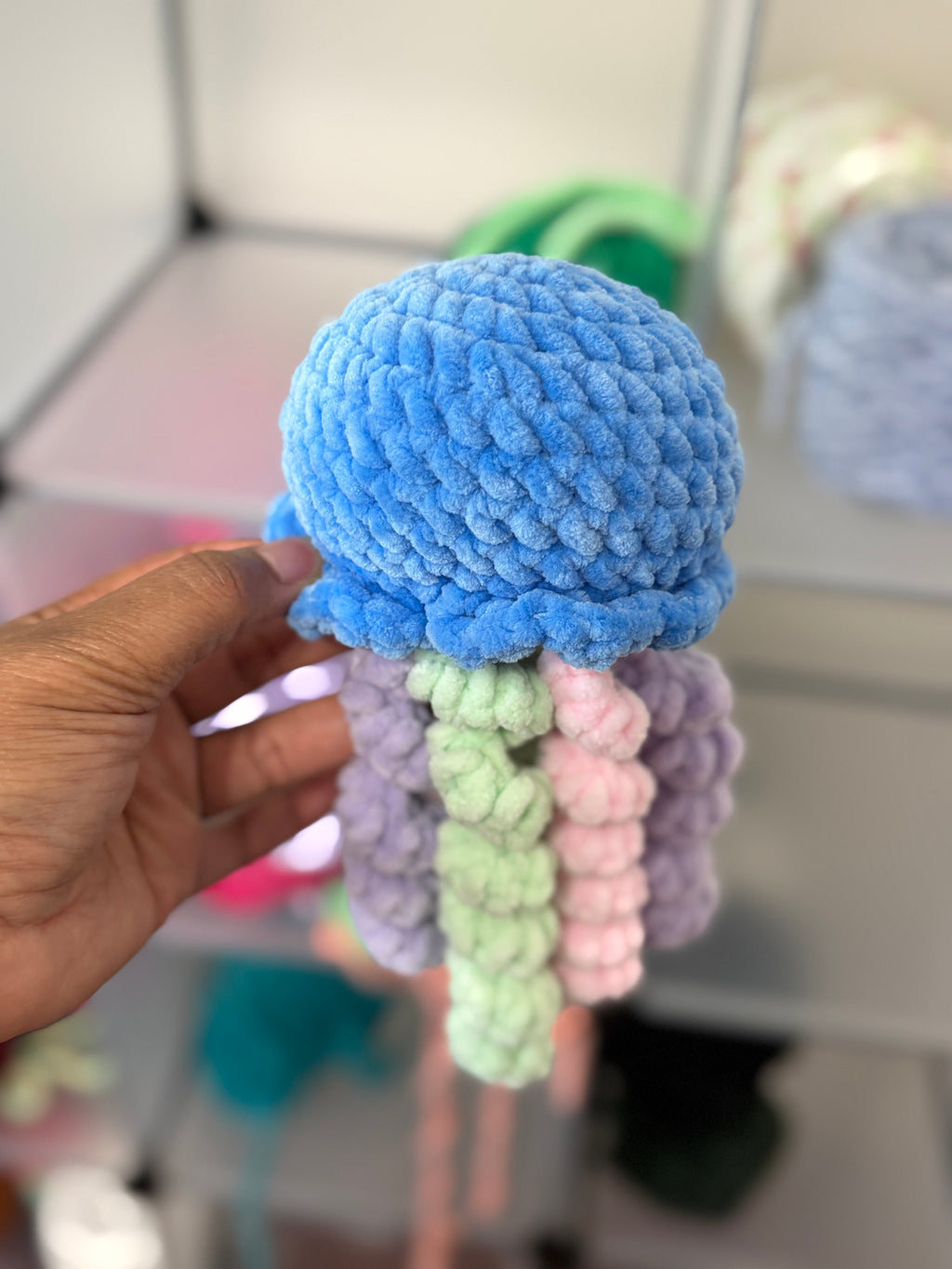 Blue jellyfish