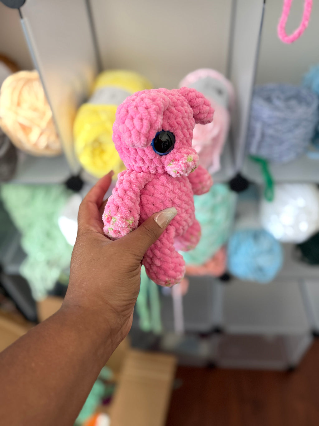 Pig with floral accents