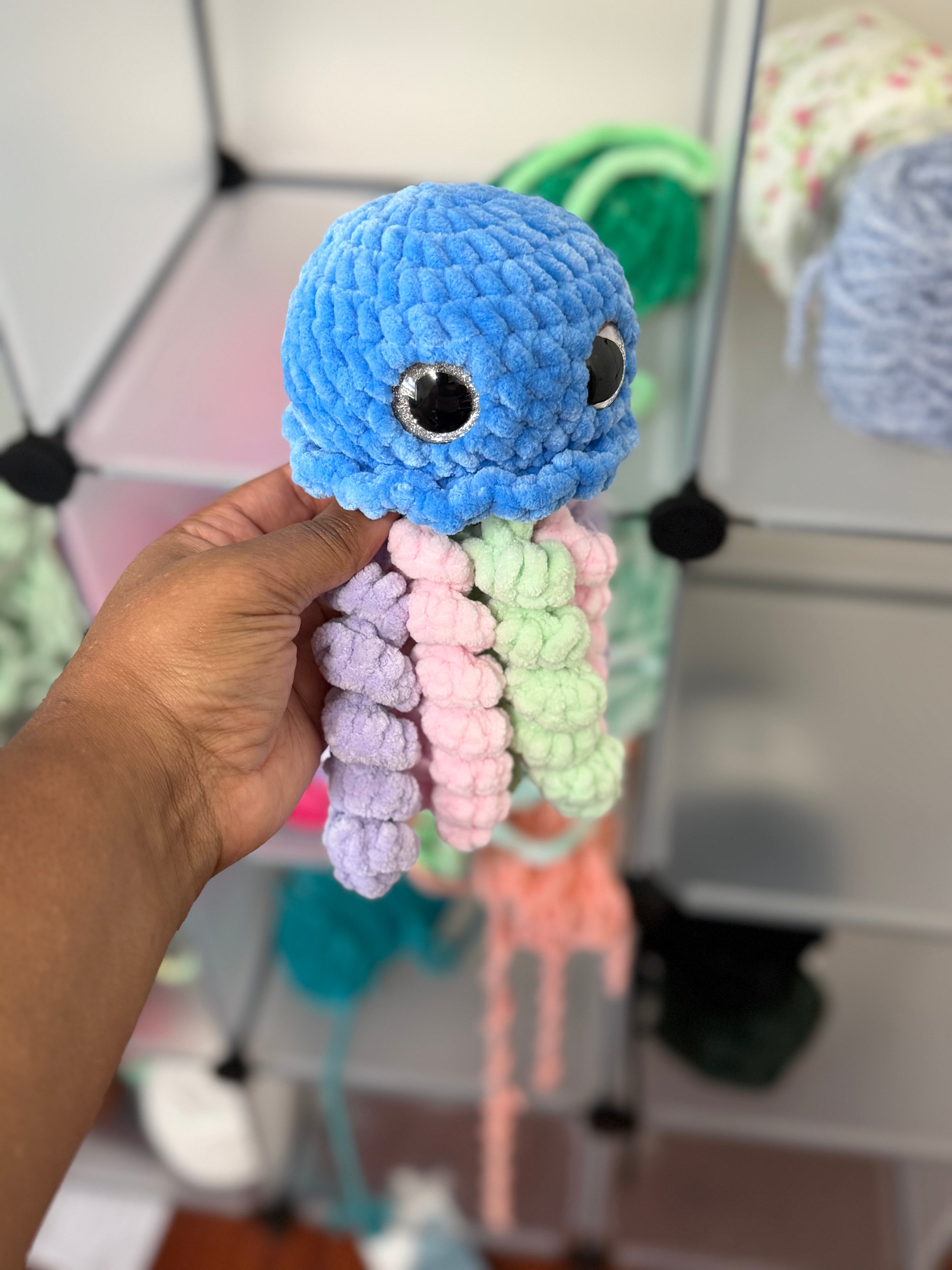 Blue jellyfish