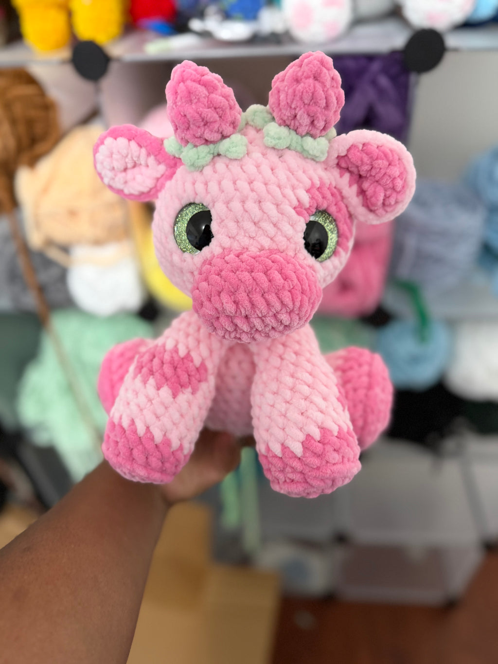 Large strawberry cow