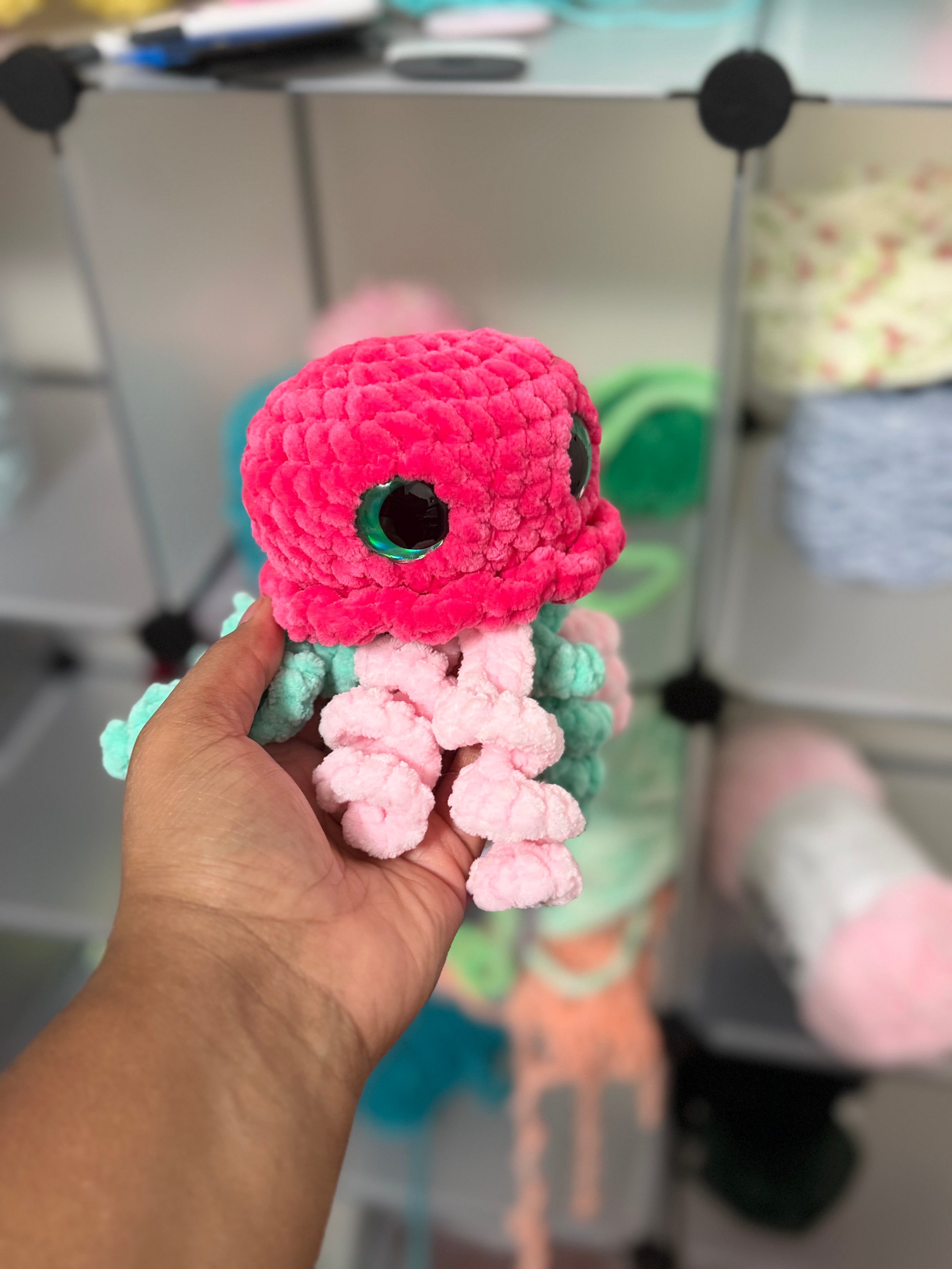 Pink jellyfish