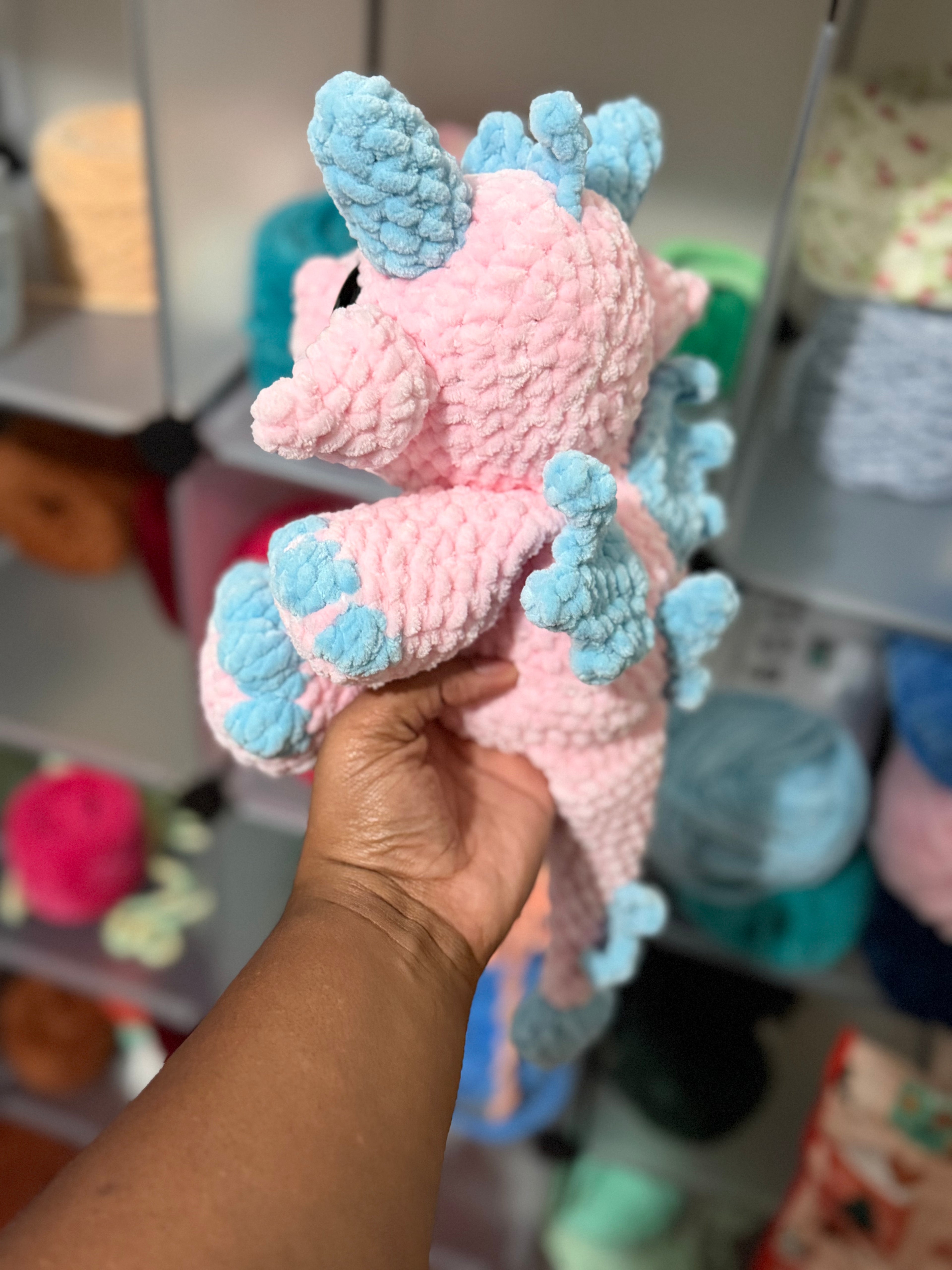 Jumbo cotton candy dragon