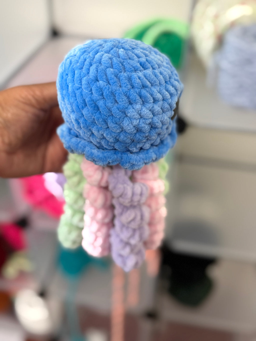 Blue jellyfish