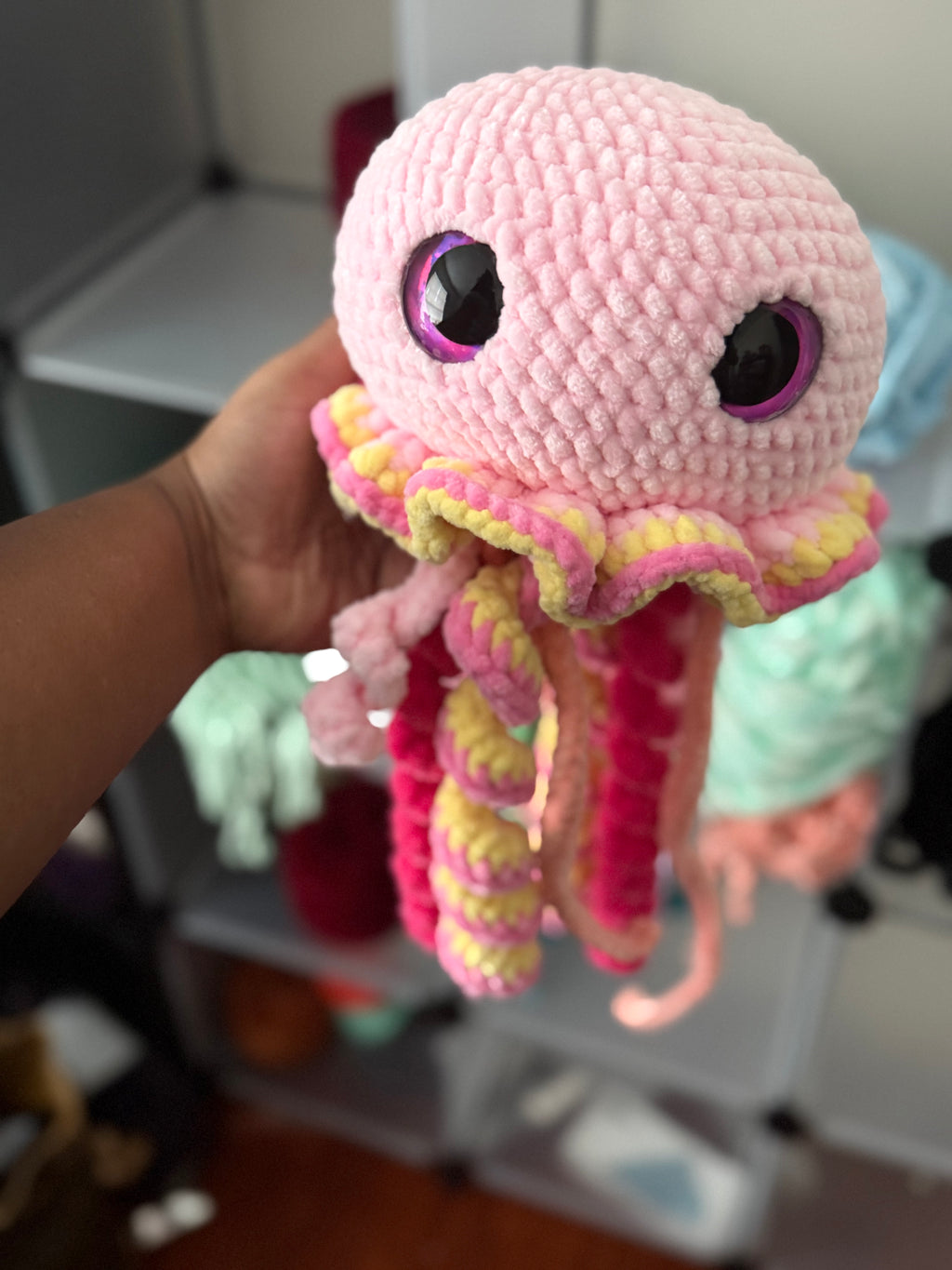 Jumbo pink jellyfish