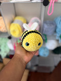 Black and yellow bee