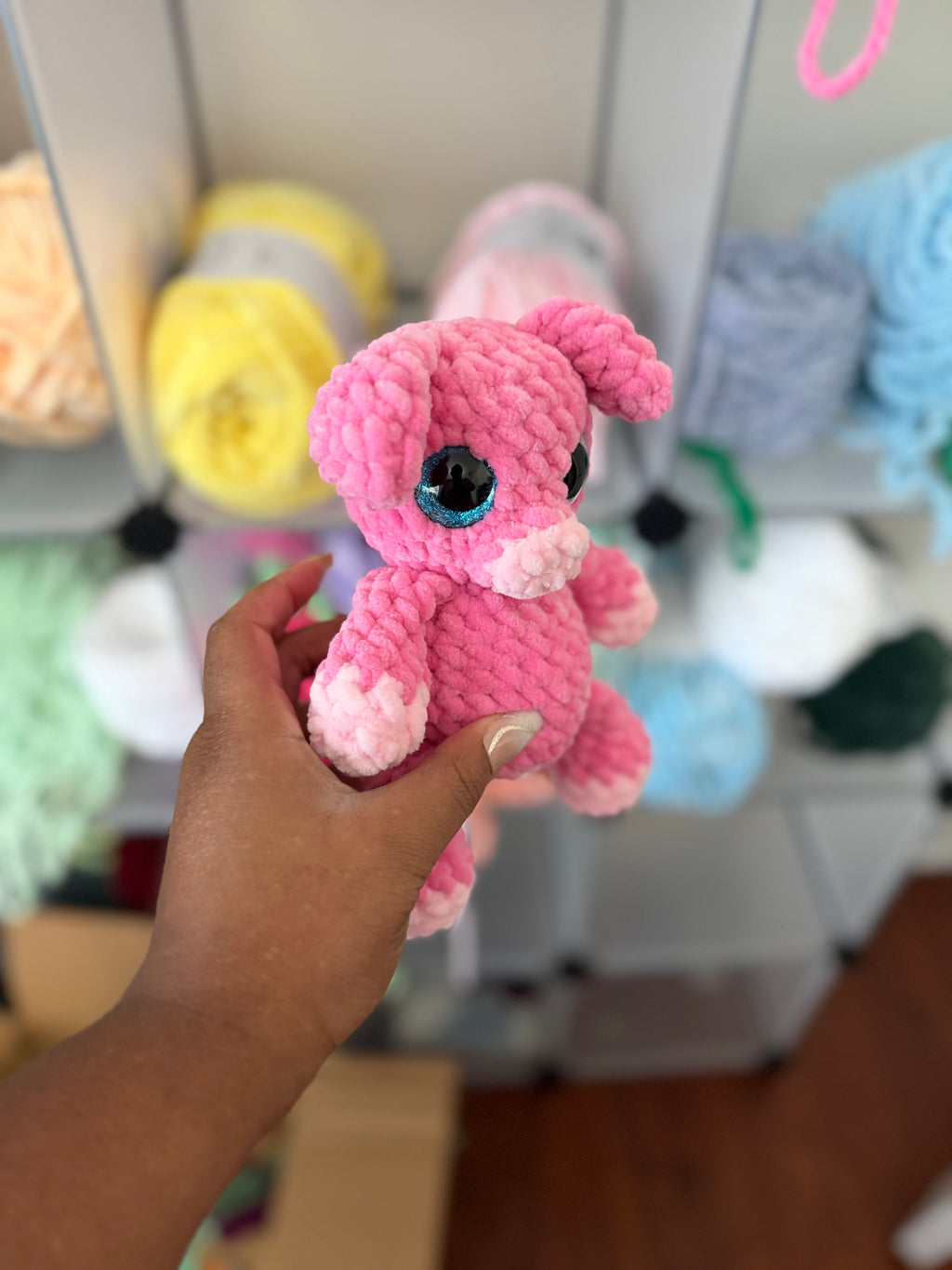 Pig with light pink accents
