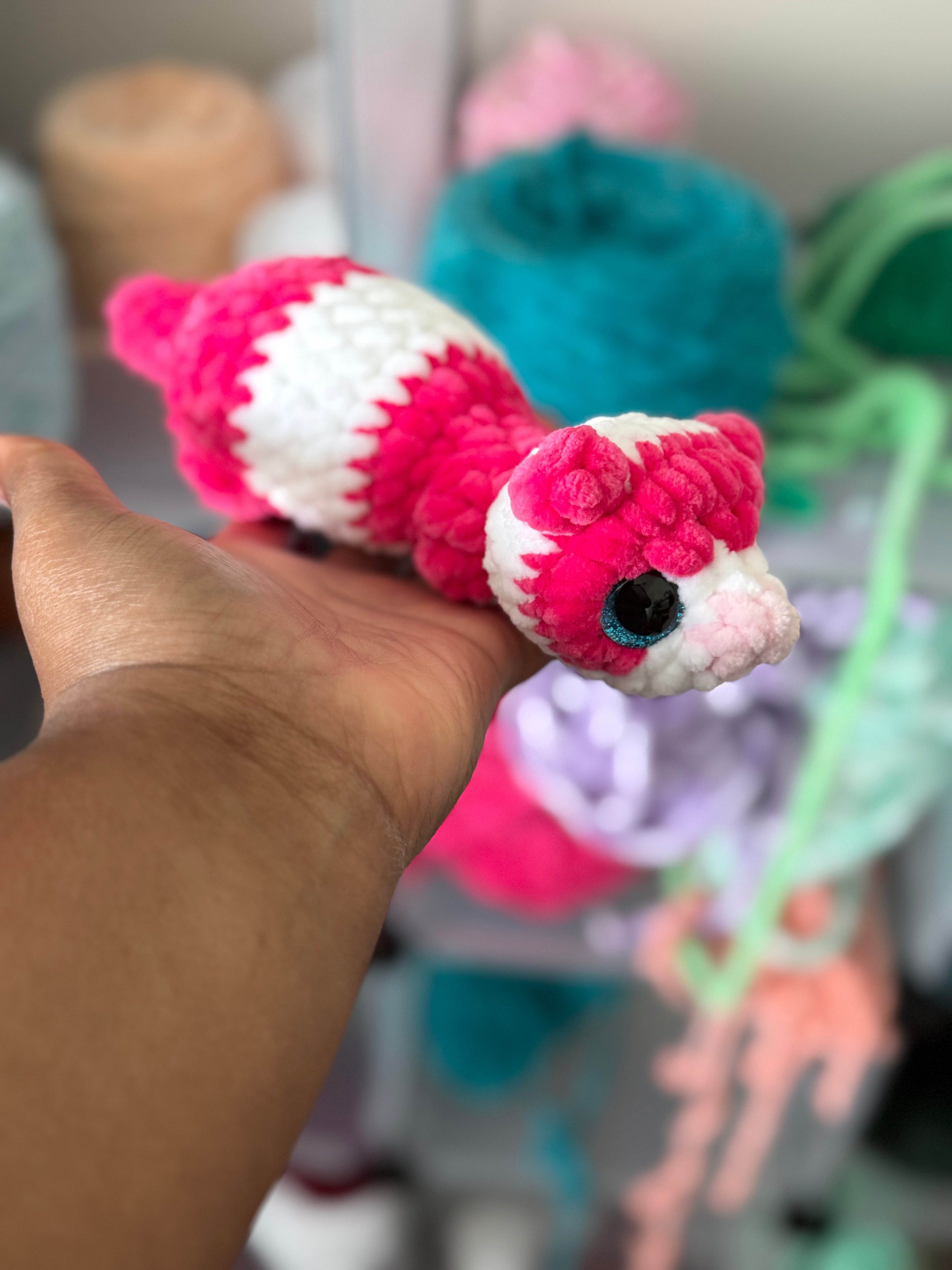 Pink ferret