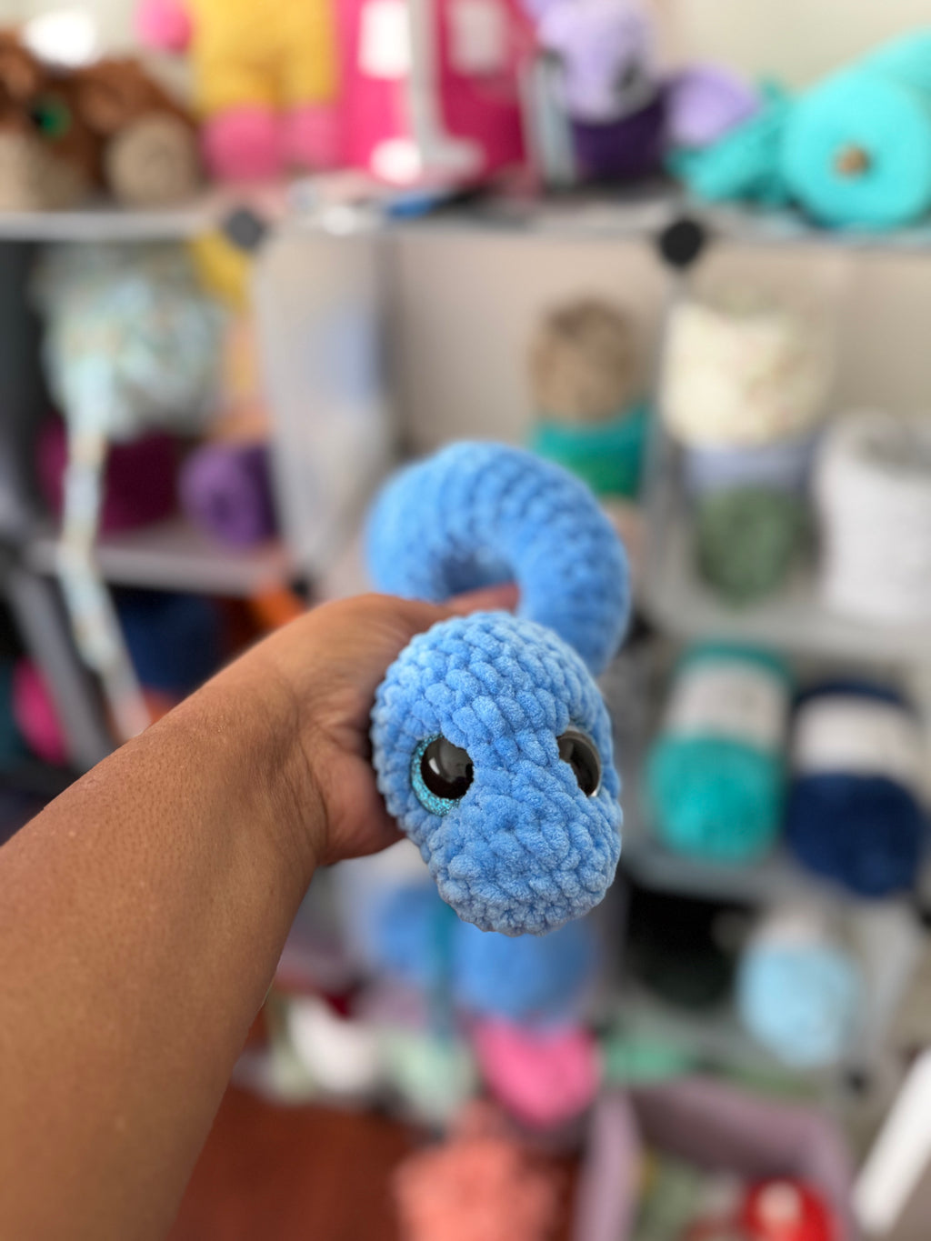 Blue snake