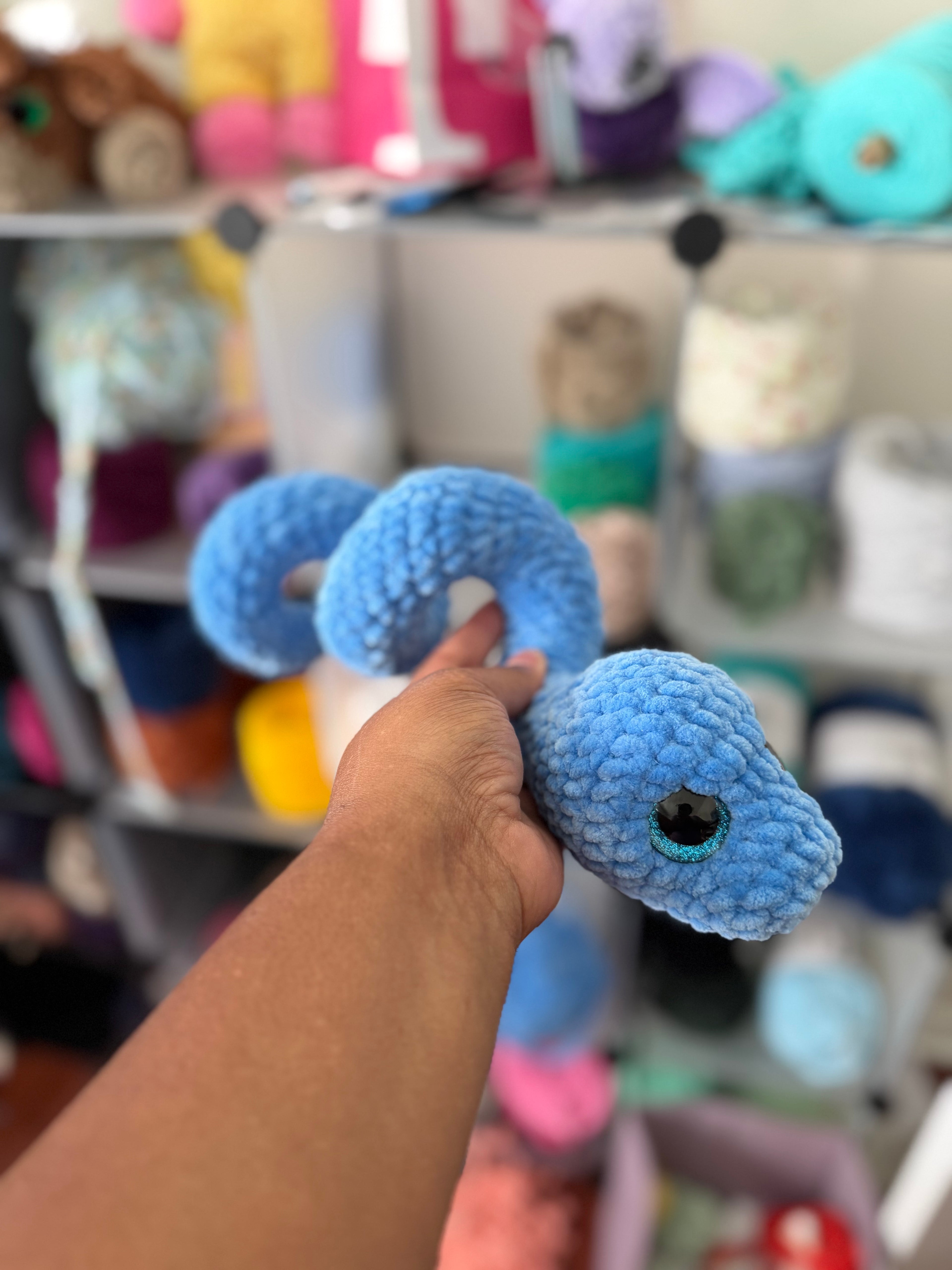 Blue snake