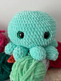 Hand-crocheted jumbo octo