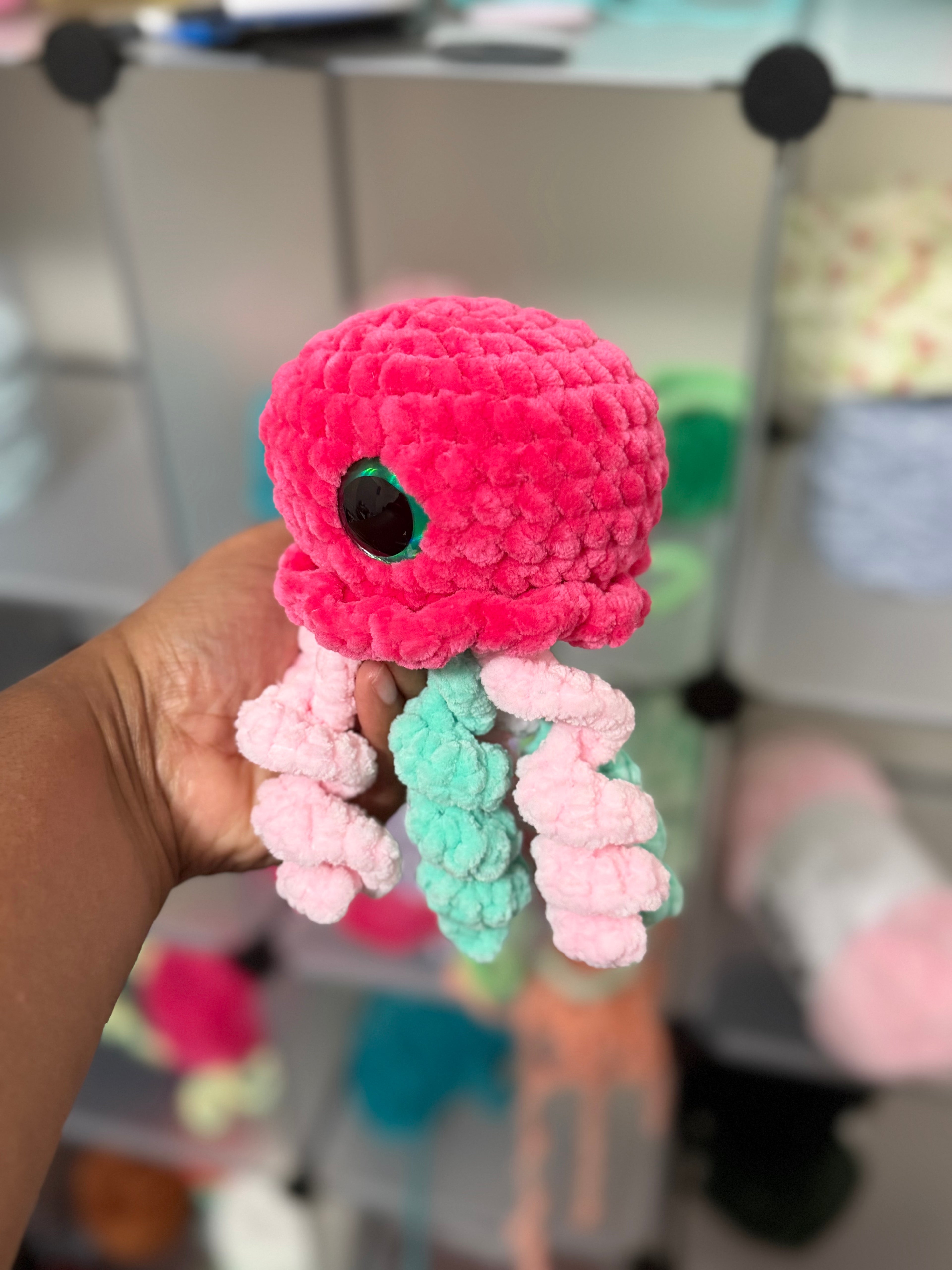 Pink jellyfish