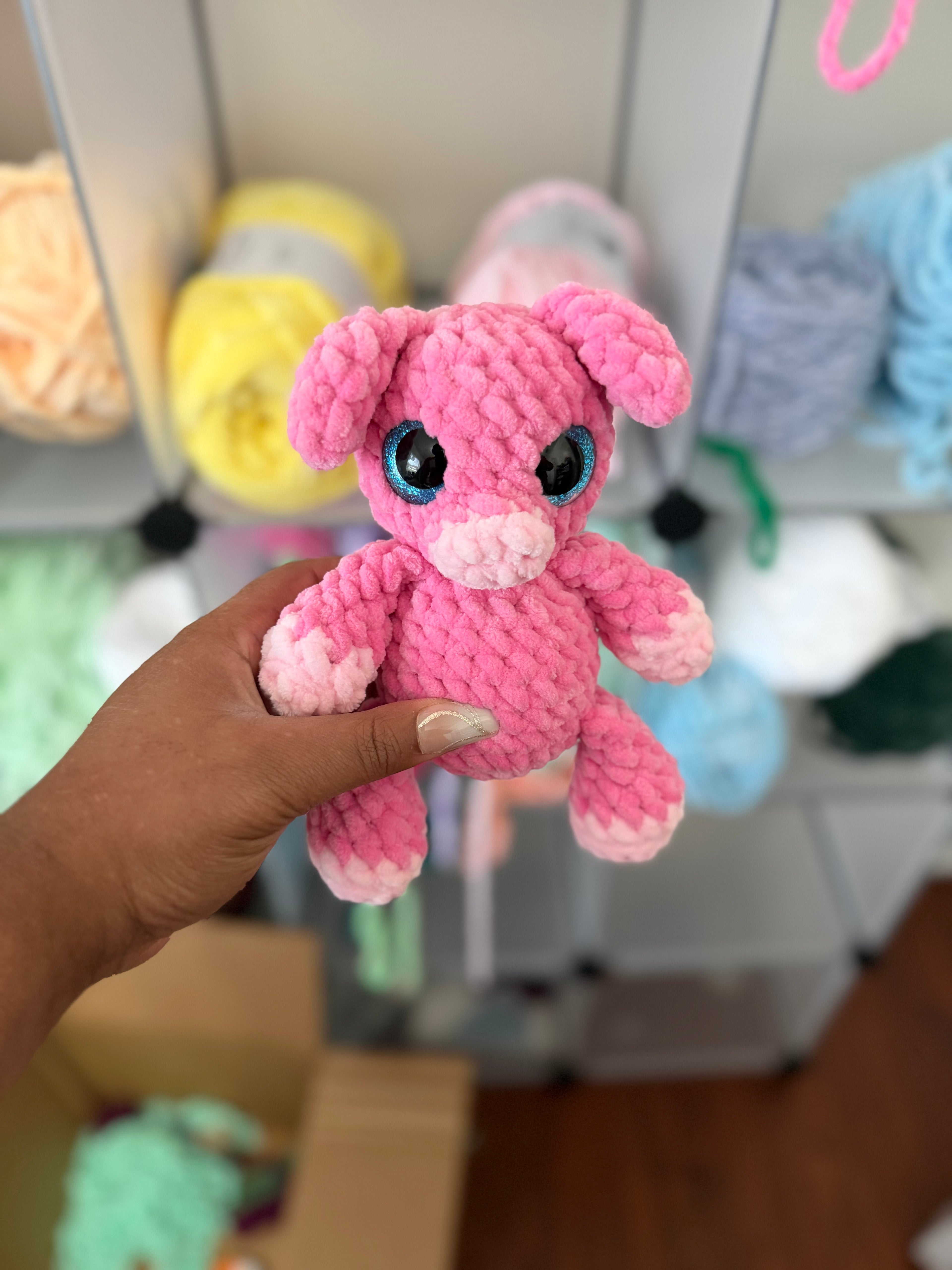 Pig with light pink accents
