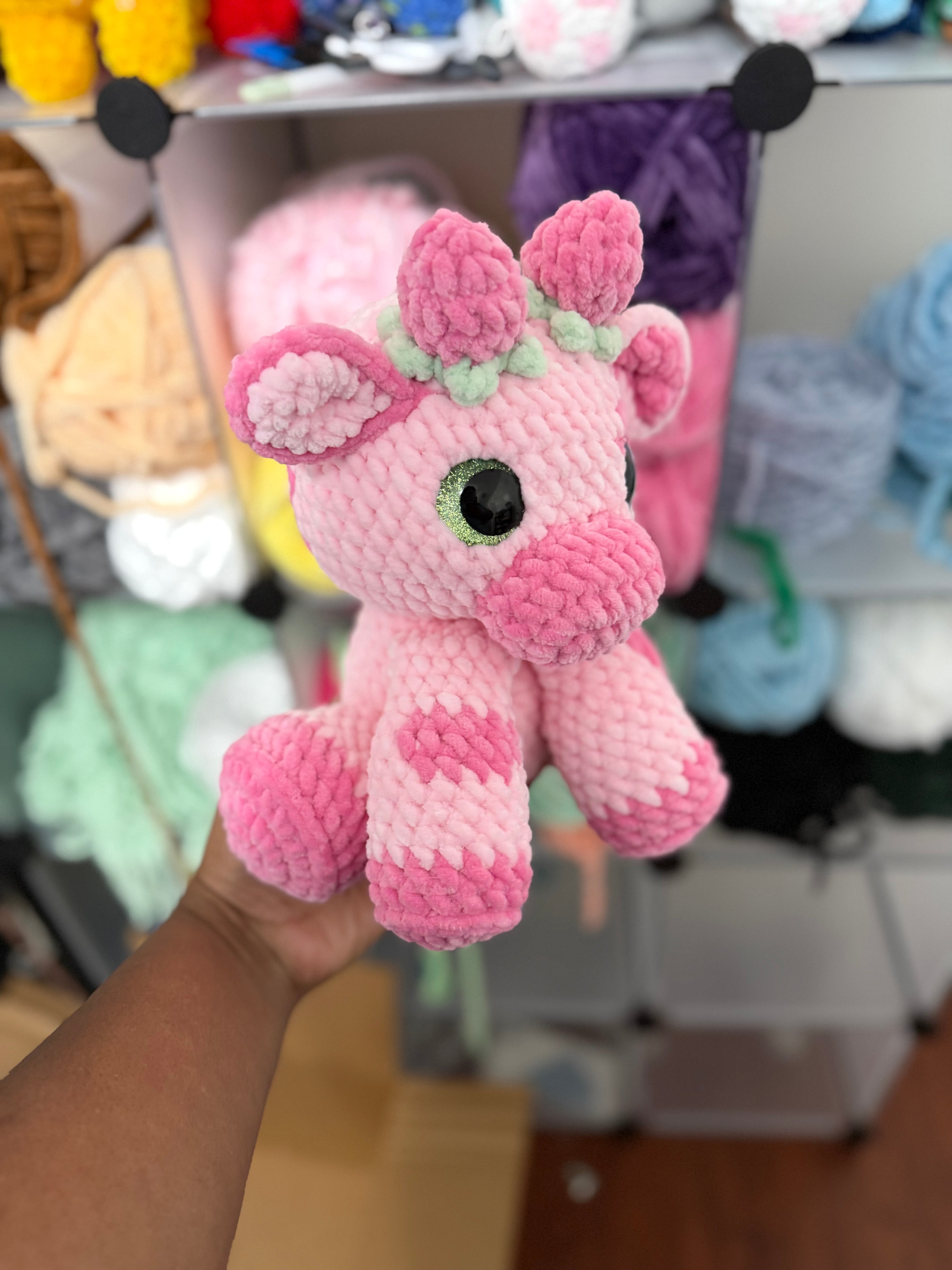 Large strawberry cow