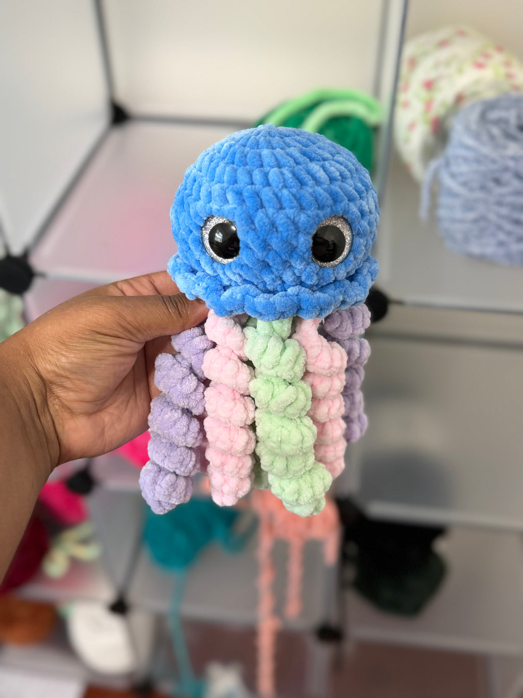 Blue jellyfish