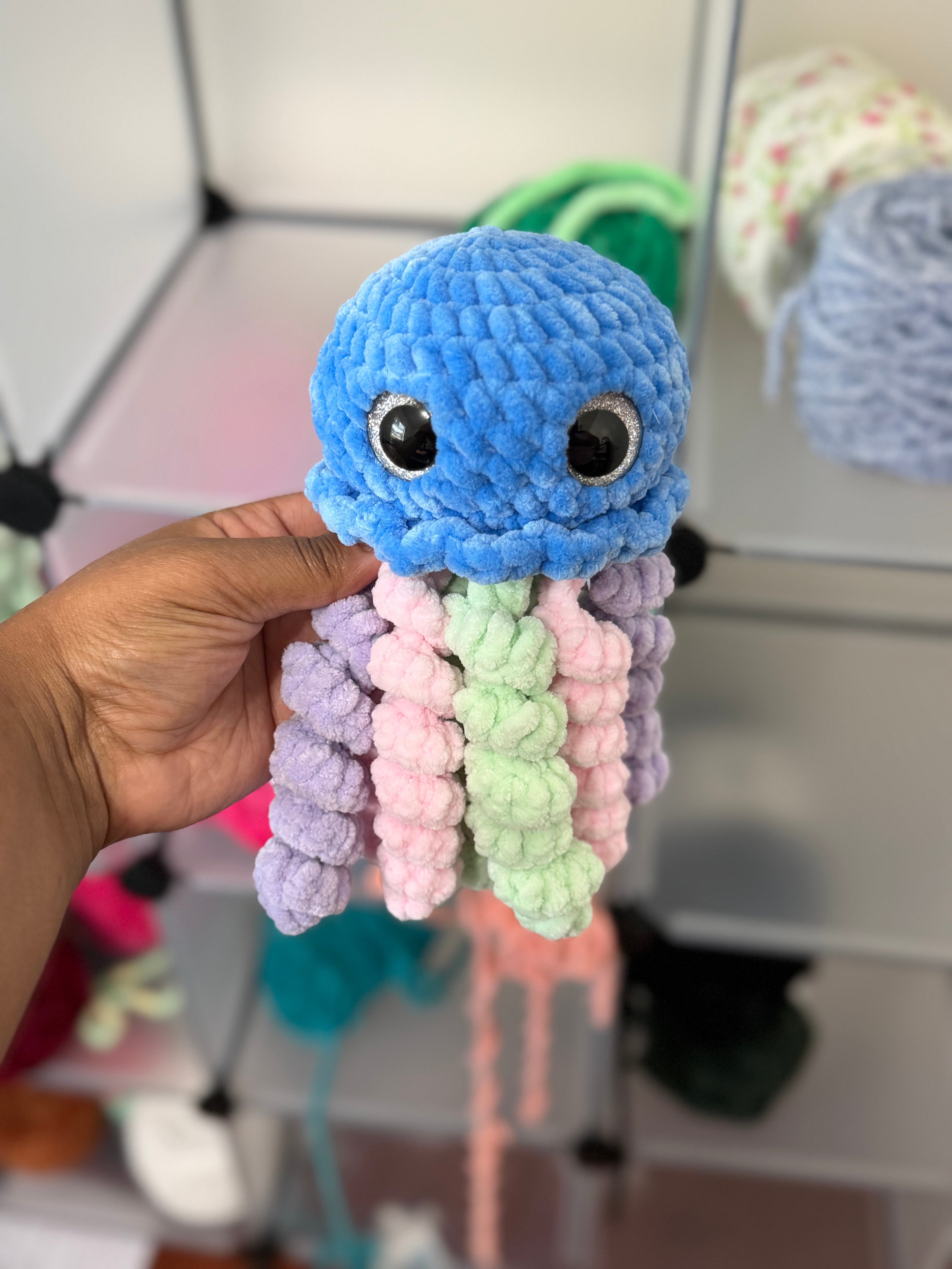 Blue jellyfish