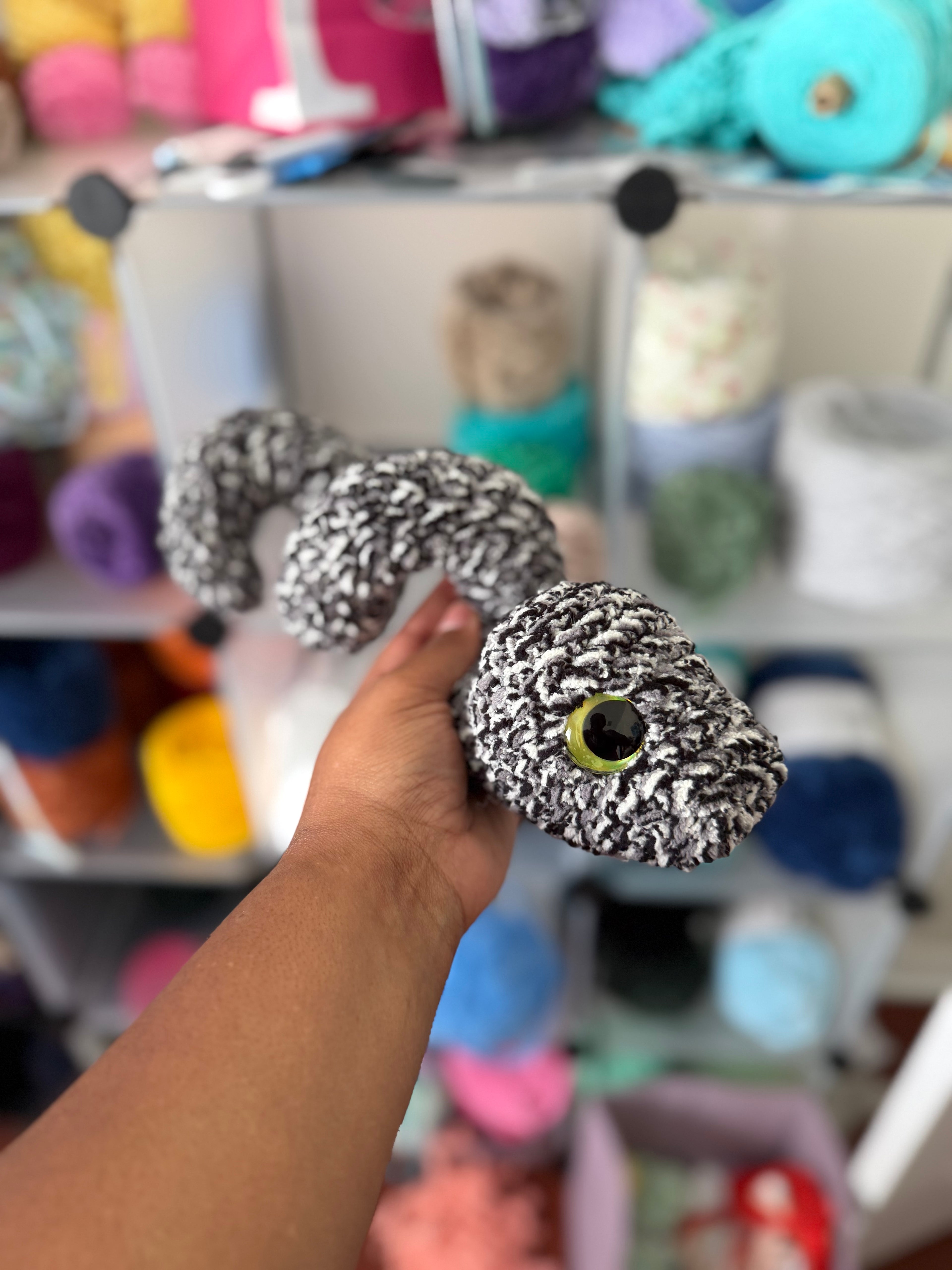 Granite snake (yellow eyes)