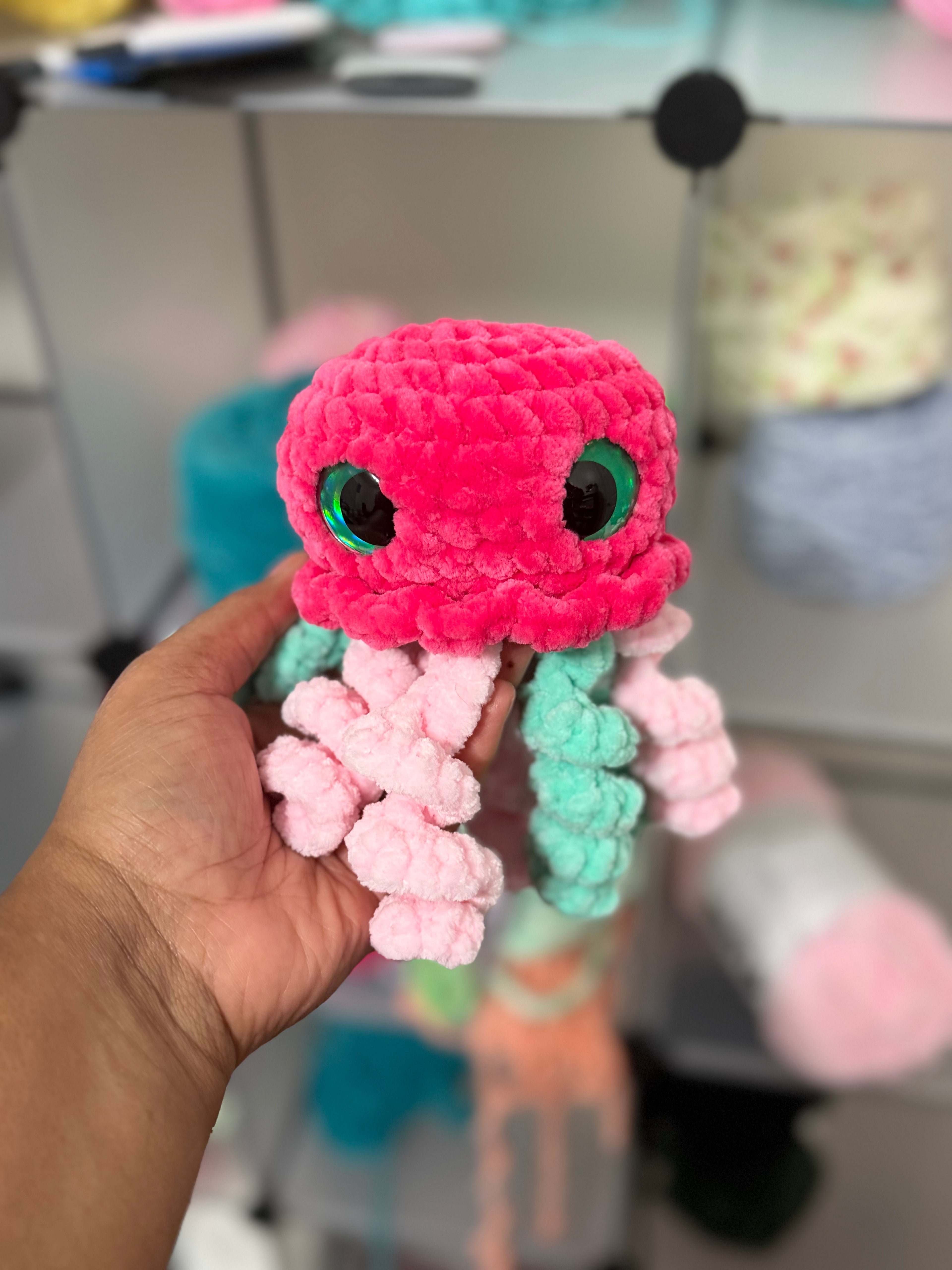 Pink jellyfish