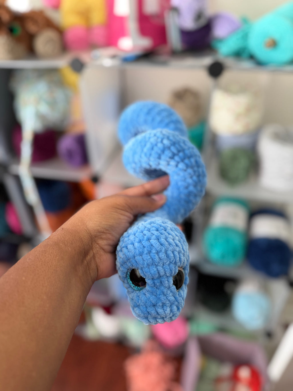 Blue snake