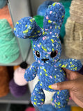 Blue dotted bunny