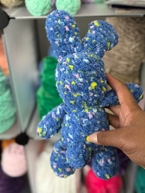 Blue dotted bunny