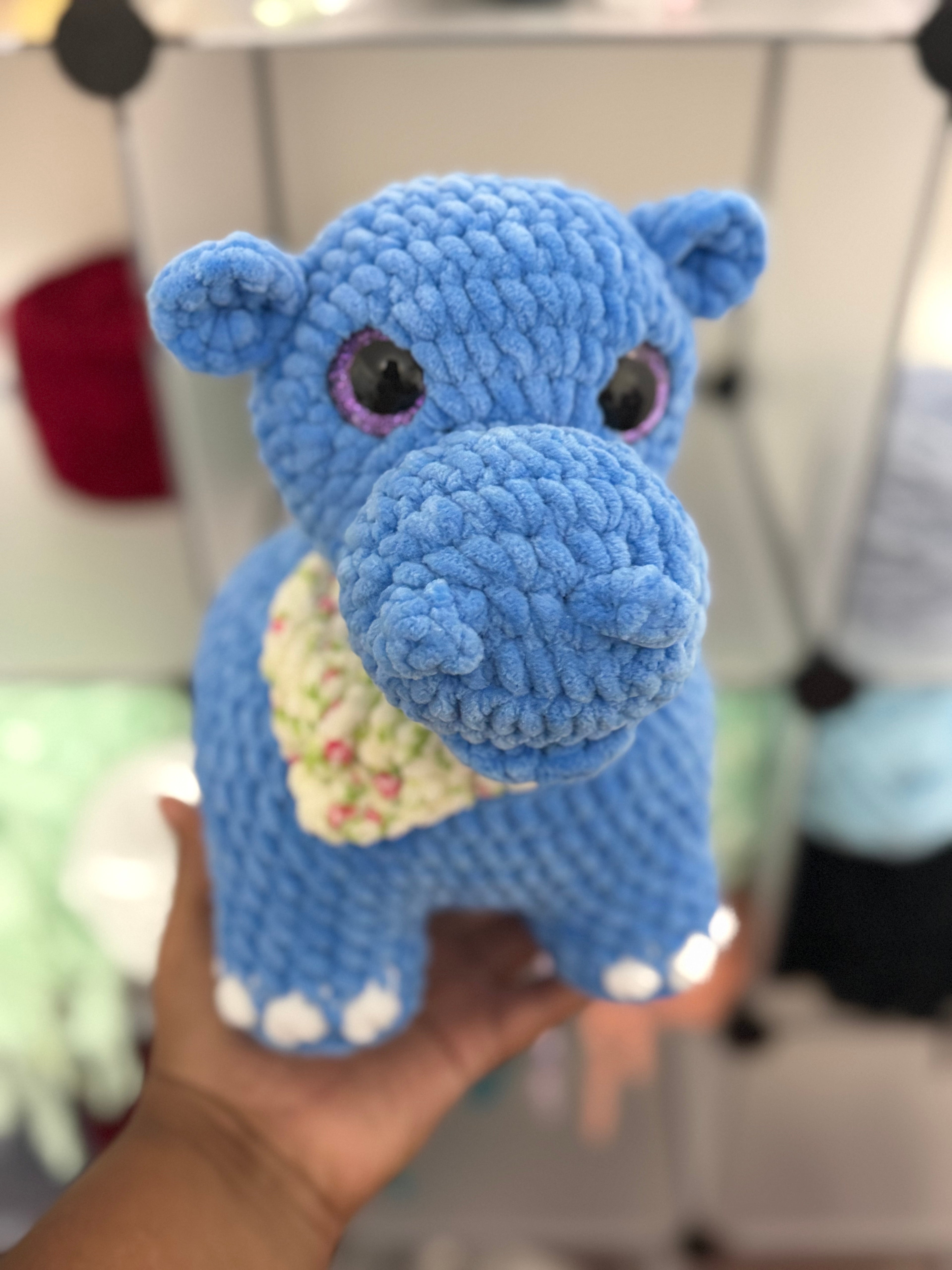 Standing hippo